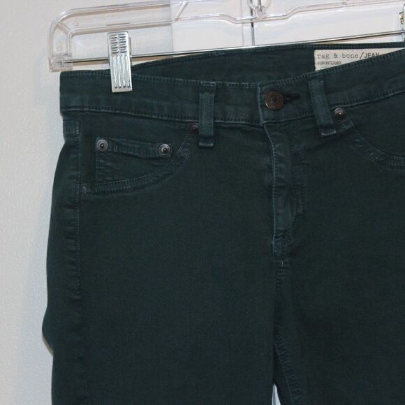 Rag & Bone Ombré Green jean legging Women Size 25 - Picture 7 of 12